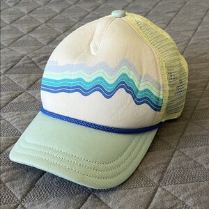 Patagonia Trucker Hat with Wave Design
